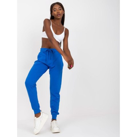 Ciemnoniebieskie dresowe spodnie basic jogger (B-005.56) Basic Feel Good