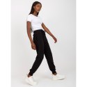 Czarne dresowe spodnie basic z kieszeniami (B-005.11X) Basic Feel Good