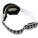 Gogle snowboardowe Volcom FOOTPRINTS WHITE RERUN/SILVER CHROME lustra srebne (VG0622316) Volcom