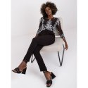 Spodnie-DHJ-SP-12787.21X-czarny (DHJ-SP-12787.21X) Italy Moda