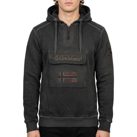Bluza Geographical Norway Gymclass EO Tiedye Badge M WU8270H-GNO-BLACK Geographical Norway