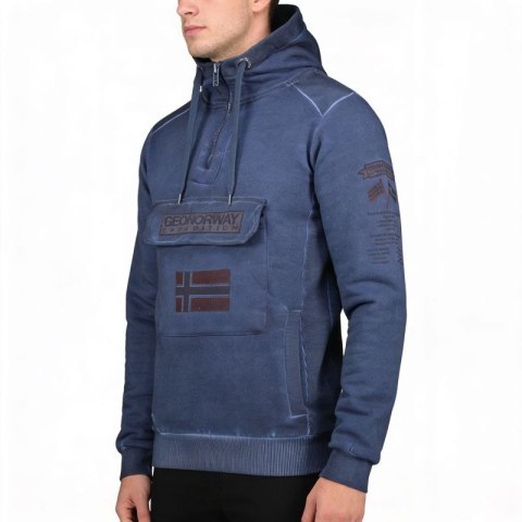 Bluza Geographical Norway Gymclass EO Tiedye Badge M WU8270H-GNO-NAVY Geographical Norway