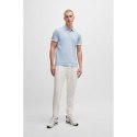 Koszulka Polo męska BOSS Paddy 1 Bright Purple regular fit błękitna (50512995-527) Boss