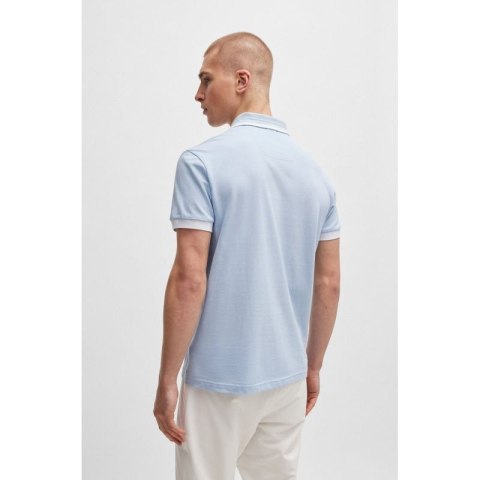 Koszulka Polo męska BOSS Paddy 1 Bright Purple regular fit błękitna (50512995-527) Boss