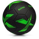Piłka nożna Meteor Spin 5 czarny/zielony Meteor