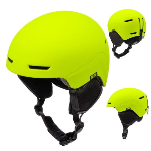 Kask narciarski Meteor Avalo S 53-55 cm neonowy żółty Meteor