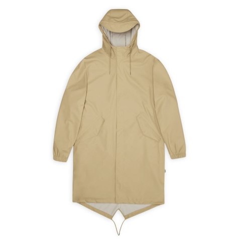Kurtka, płaszcz przeciwdeszczowy Rains unisex Fishtail Parka W3 18140 24 SAND Rains