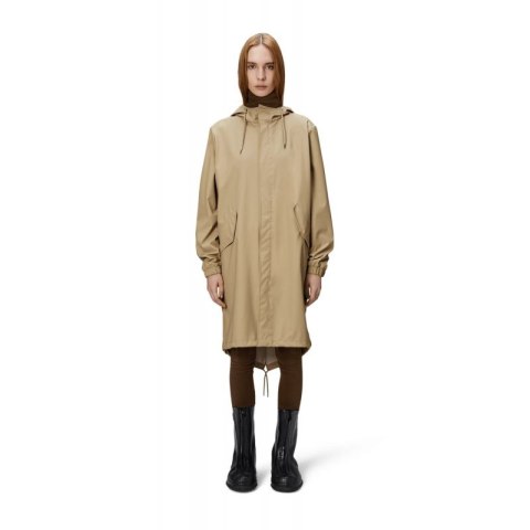 Kurtka, płaszcz przeciwdeszczowy Rains unisex Fishtail Parka W3 18140 24 SAND Rains