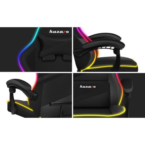 Fotel gamingowy Huzaro Force 4.4 RGB Black Huzaro