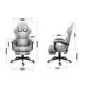 Fotel gamingowy Huzaro Force 4.7 White Mesh Huzaro