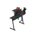 Biurko gamingowe Huzaro Hero 6.0 Black RGB Huzaro