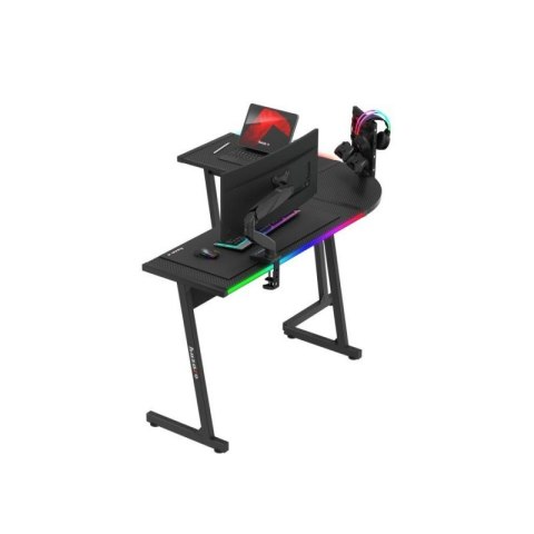 Biurko gamingowe Huzaro Hero 6.0 Black RGB Huzaro