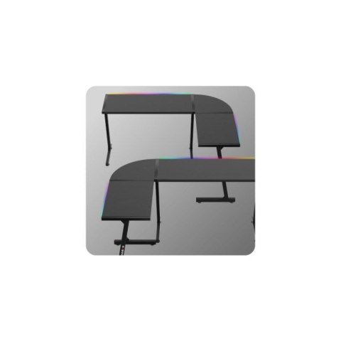 Biurko gamingowe Huzaro Hero 6.0 Black RGB Huzaro