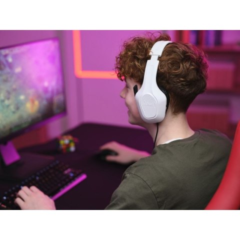 Słuchawki TRUST ZIROX HEADSET WHITE Trust