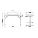 Biurko gamingowe Huzaro Hero 2.6 White Huzaro