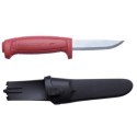 Nóż Morakniv BASIC 511 - Carbon Steel - Czerwony MORA