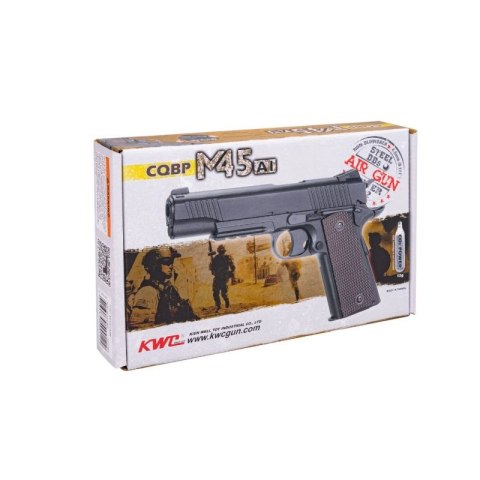 Pistolet wiatrówka RANGER 1911 M45A1 CQBP k.4,5BBs 21-strz. METAL SLIDE KWC RANGER