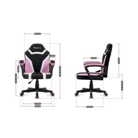 Fotel gamingowy dla dziecka HZ-Ranger 1.0 pink mesh Huzaro