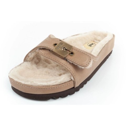 Klapki Scholl Iconic MEG Taupe W F303171062 Scholl