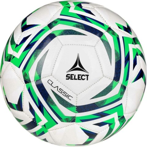 Piłka nożna SELECT Classic v25 biało/zielona Select