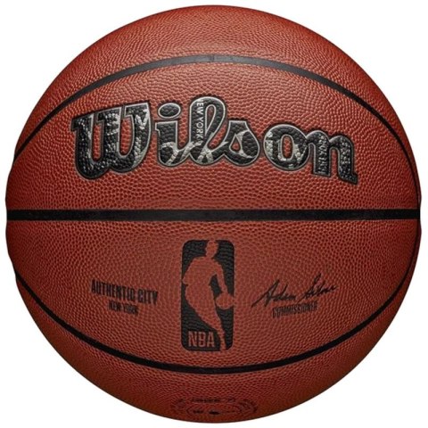 Piłka do koszykówki Wilson NBA Authentic City New York Ball WZ2016001XB Wilson