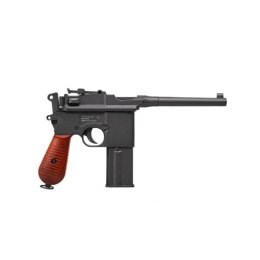 Pistolet wiatrówka RANGER M712 Broomhandle FULL AUTO BLOWBACK k.4,5BBs 19-strzał. KWC RANGER