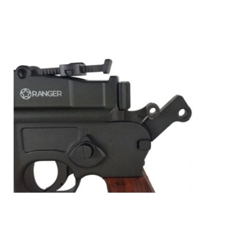 Pistolet wiatrówka RANGER M712 Broomhandle FULL AUTO BLOWBACK k.4,5BBs 19-strzał. KWC RANGER