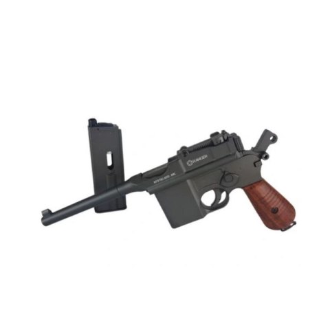 Pistolet wiatrówka RANGER M712 Broomhandle FULL AUTO BLOWBACK k.4,5BBs 19-strzał. KWC RANGER
