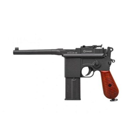 Pistolet wiatrówka RANGER M712 Broomhandle FULL AUTO BLOWBACK k.4,5BBs 19-strzał. KWC RANGER