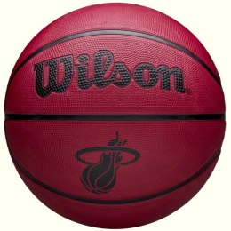 Piłka do koszykówki Wilson NBA Team Tribute Solid Miami Heat Ball WZ4025416XB Wilson