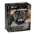 Kompas, Busola Mil-Tec US Metal z podświetleniem Mil-Tec