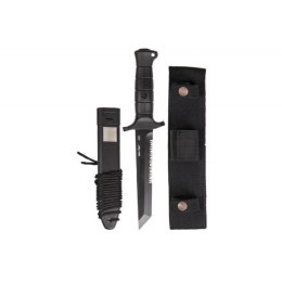 Nóż Mil-Tec German Combat Knife Black 2000 stal 440 Mil-Tec