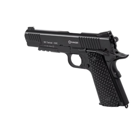 Wiatrówka pistolet RANGER 1911 Tactical KWC kal. 4,5 BBs BLOW BACK 17 strz. FULL METAL CO2 (AAKCMB770AZB) RANGER