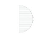 Ruszt Bonfeu Bongrill ½ Ø 100 VGRH6.1000 Bonfeu