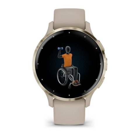 Zegarek Garmin Venu 3S 41mm Beżowy Garmin
