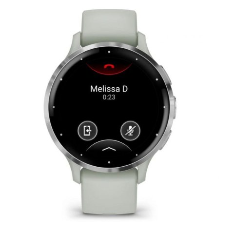 Zegarek Garmin Venu 3S 41mm Srebrny Garmin