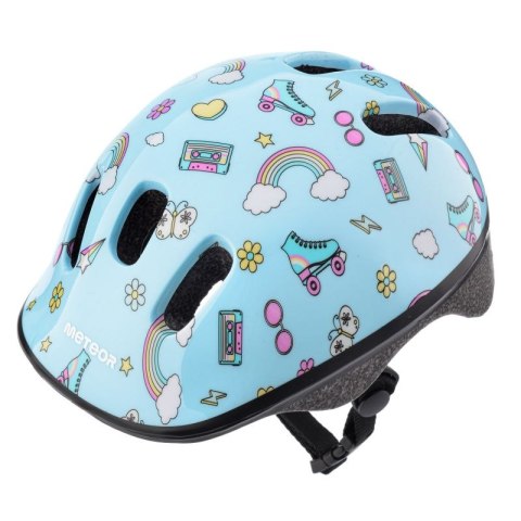 Kask rowerowy Meteor KS06 Rainbow Jr 17435 r. S 48-52 cm Meteor