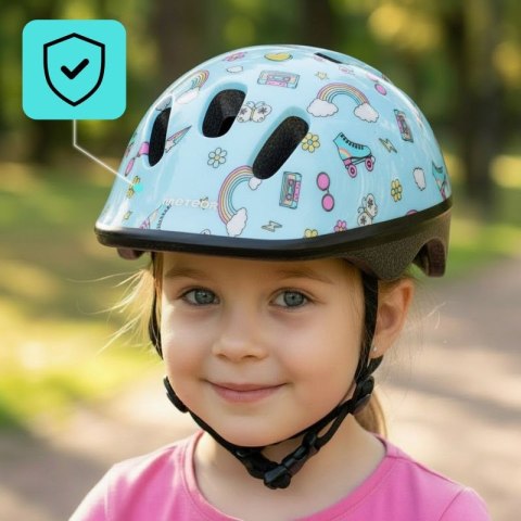 Kask rowerowy Meteor KS06 Rainbow Jr 17435 r. S 48-52 cm Meteor