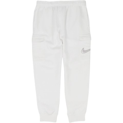 Spodnie męskie Nike Court Fleece Cargo białe DQ5477 100 Nike