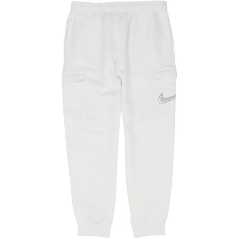 Spodnie męskie Nike Court Fleece Cargo białe DQ5477 100 Nike