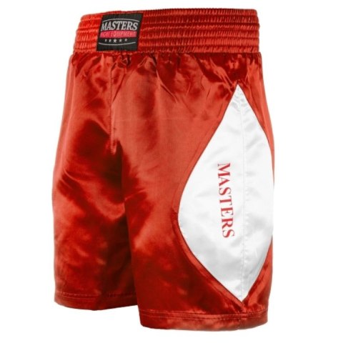 Spodenki bokserskie MASTERS SBOX-MFE czerwone XS Masters