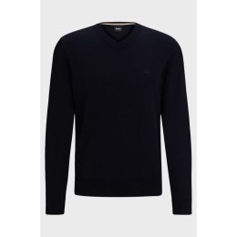 Sweter z dekoltem w serek BOSS Pacello-L BLU (50506042-404) Boss