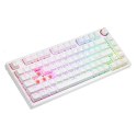 SAVIO KLAWIATURA MECHANICZNA BEZPRZEWODOWA PHENIX WHITE GATERON RED PRO ABS Savio