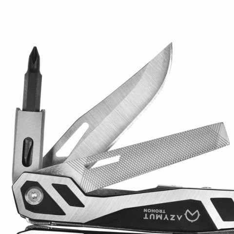 Multitool AZYMUT Trohon - 12 narzędzi +8 bitów +kabura (H-P2010121) Azymut