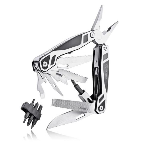Multitool AZYMUT Trohon - 12 narzędzi +8 bitów +kabura (H-P2010121) Azymut