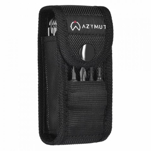 Multitool AZYMUT Trohon - 12 narzędzi +8 bitów +kabura (H-P2010121) Azymut