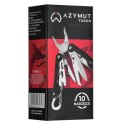 Multitool AZYMUT Turon - 10 narzędzi + karabińczyk +kabura do pasa (H-P224108) Azymut