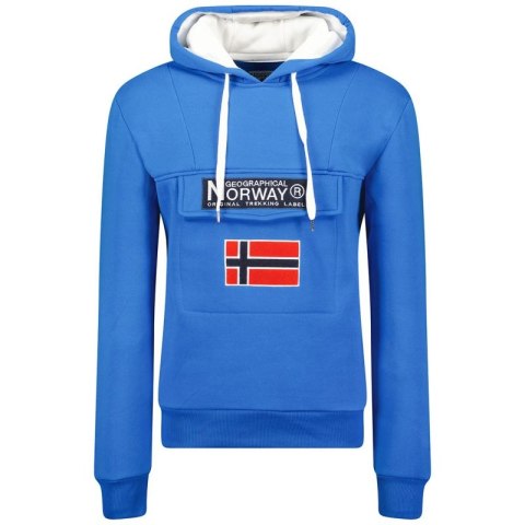 Bluza Geographical Norway Gadrien DB 054 M WW6115H/GN-Royal Blue / White Geographical Norway