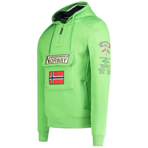 Bluza Geographical Norway Gymclass 054 Pop M WW4181H/GN-Flashy green Geographical Norway