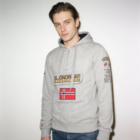 Bluza Geographical Norway Gymclass EO DB 100 M WU6620H/GNO-Blended Grey Geographical Norway